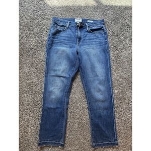 Frame Denim - Le Nouveau Straight Jeans - with Raw Hem